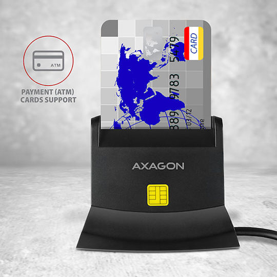 Axagon Card Reader USB 2.0 για SIM