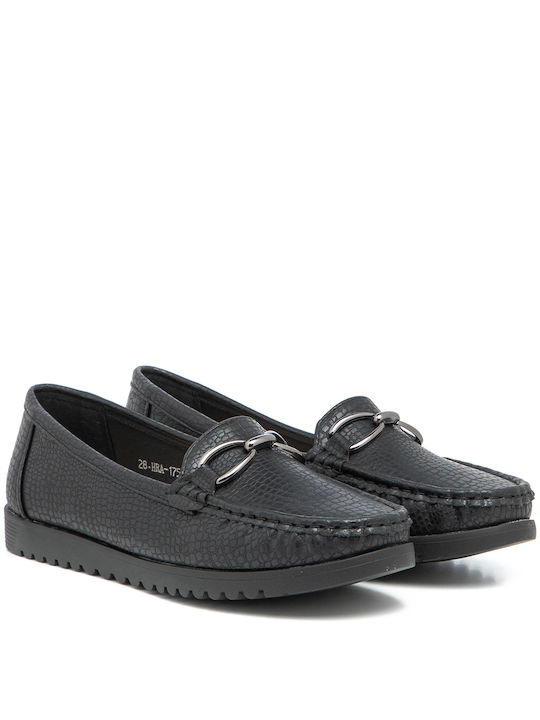 Antrin Women's Moccasins in Black Color