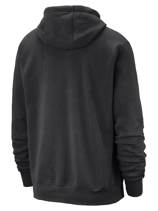 Club Sweatshirt with Black Hood