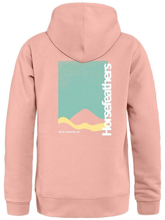 Horsefeathers Women's Hooded Sweatshirt Pink