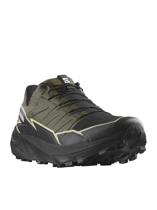 Salomon Thundercross Men's Waterproof Hiking Shoes With Gore-Tex Membrane Green