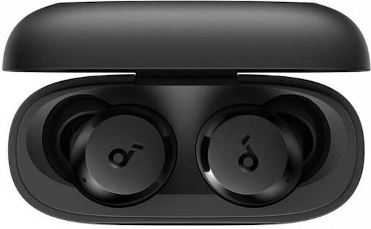 Soundcore by Anker A25i In-ear Bluetooth Handsfree Ακουστικά με Αντοχή στον Ιδρώτα και Θήκη Φόρτισης Μαύρα