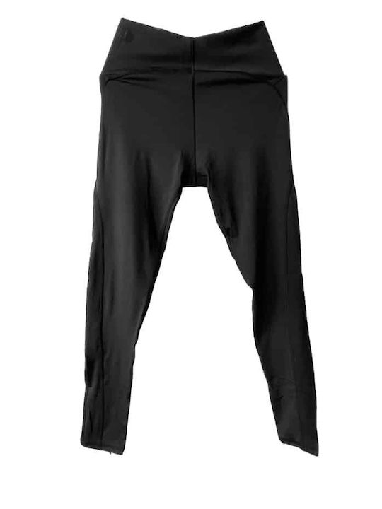 Schulung Frauen-Set mit Kurze Hosen Leggings Hochgeschnitten Schwarz
