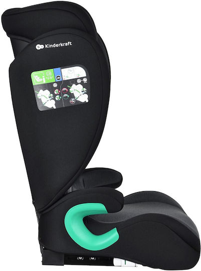 Kinderkraft Junior Fix Baby Car Seat High-back Booster i-Size with Isofix Graphite Black