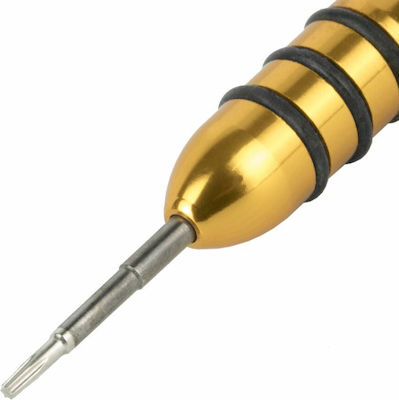 Baku Șurubelniță De Precizie Pitic Torx Dimensiunea T6x25mm Aur