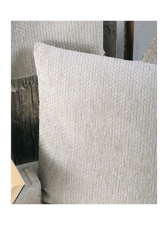 Rythmos Honey Ριχτάρι Πολυθρόνας Δύο 'Οψεων Chenille 180x160εκ. Γκρι-Καφέ 117-191-2510