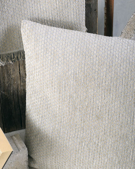 Rythmos Honey Ριχτάρι Πολυθρόνας Δύο 'Οψεων Chenille 180x160εκ. Γκρι-Καφέ