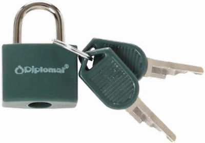 Diplomat Padlock Brass with Key with TSA Certification 1pcs