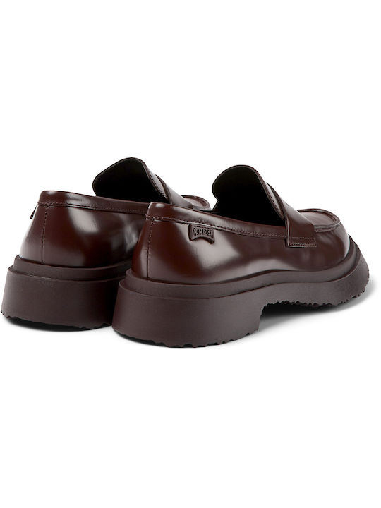 Walden Leather Women's Moccasins in Burgundy Color