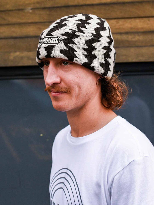 Volcom Beanie Unisex Σκούφος Πλεκτός σε Λευκό χρώμα