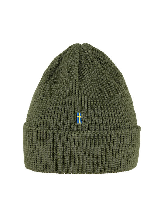 Fjallraven Beanie Unisex Σκούφος Πλεκτός σε Πράσινο χρώμα