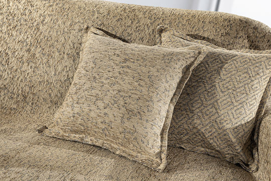 Guy Laroche Four-Seater Sofa Throw 2 Sides Matis 180x350cm Beige