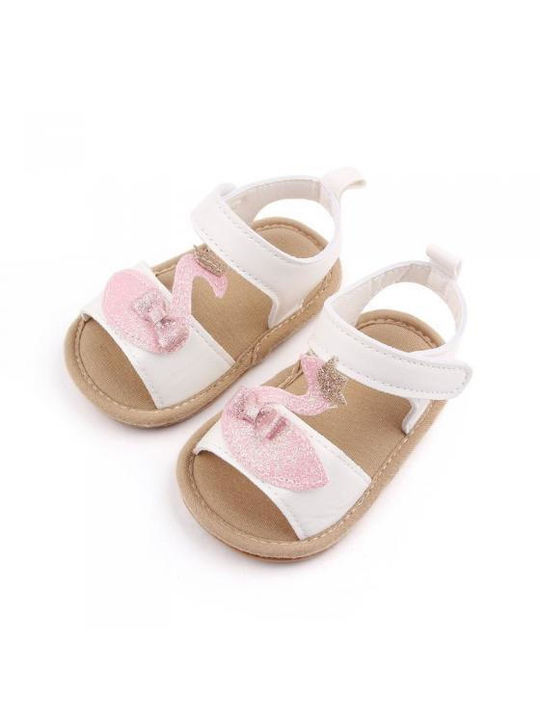 Childrenland Baby Sandals White
