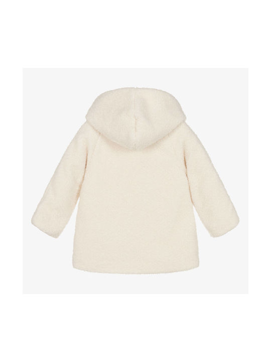 Lapin Girls Fur Coat White