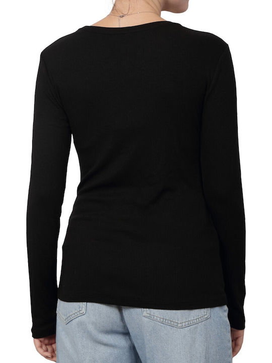 Vero Moda Women's Blouse Long Sleeve Black