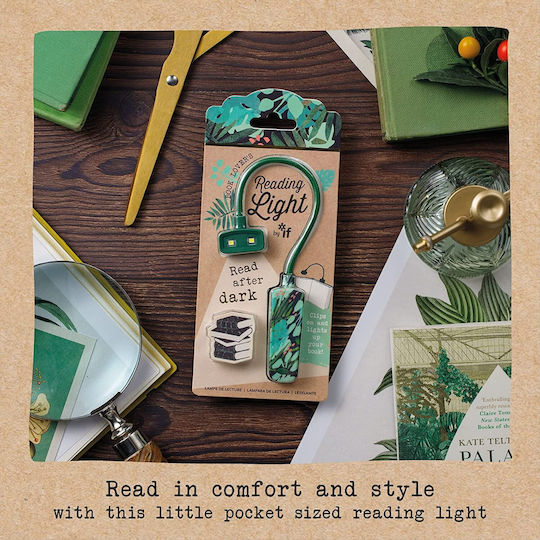 IF Book Book Light LED with Clip Green