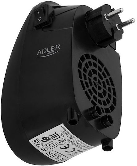 Adler Αερόθερμο Δωματίου Δαπέδου Μαύρο 1500W