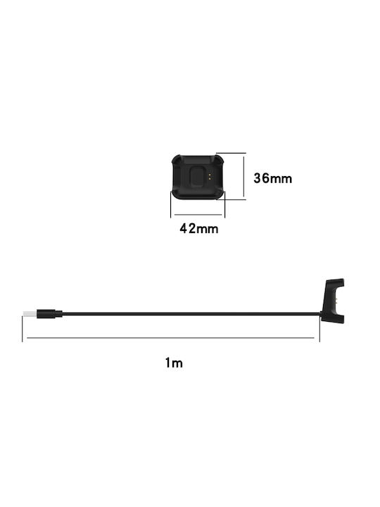 Ladegerät für Mi Watch / Mi Watch Lite Mi Uhr / Mi Uhr Lite Schwarzς