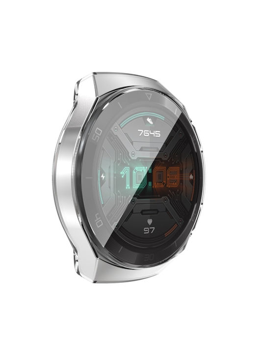 Силиконов Калъф в Прозрачен цвят за Huawei Watch GT 2e - Часовник Huawei GT 2e