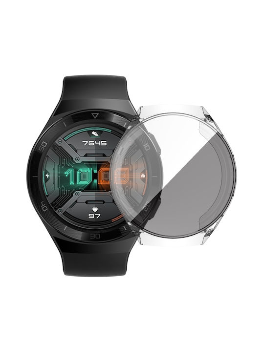 Силиконов Калъф в Прозрачен цвят за Huawei Watch GT 2e - Часовник Huawei GT 2e