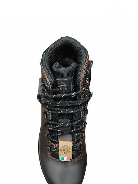 Jacalu Men's Hiking Boots Waterproof Brown