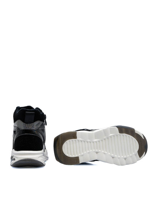 Παιδικά Sneakers High Μαύρα