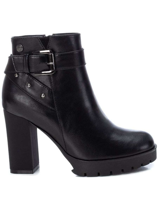 Refresh Damen Knöchelstiefel Schwarz