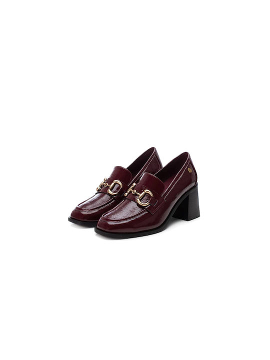 Carmela Footwear Din piele Pantofi cu toc Burgundy