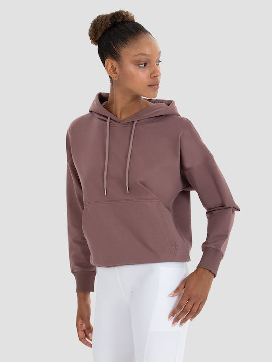 Superstacy Women's Hooded Sweatshirt Pink