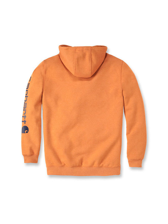 Carhartt Men's Sweatshirt with Hood Orange