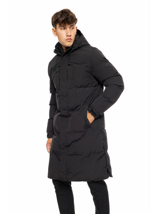 Splendid Men's Winter Puffer Jacket Black