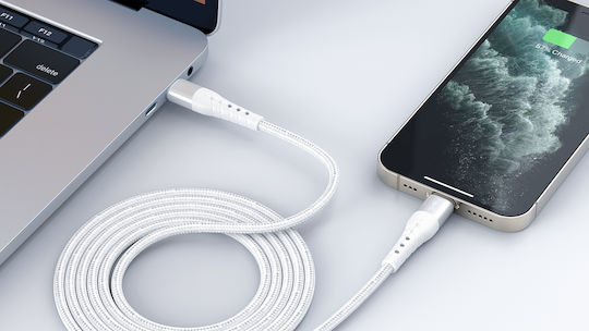 Havit Редовна USB-C към Lightning кабел 20W Черен 1.2м (21.08.0023)