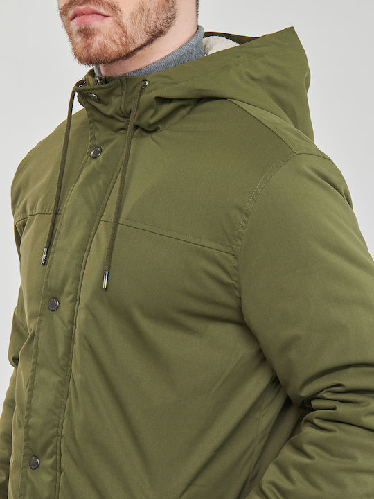 Winter Jacket Parka Khaki