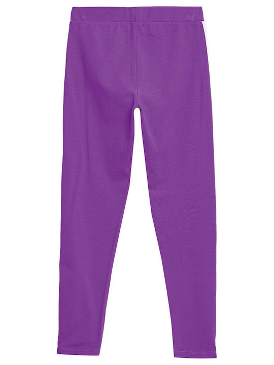 4F Leggings pentru Copii Lung Violet