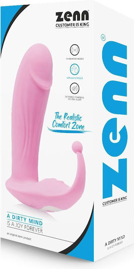 Zenn REALISTIC Mini Κλειτοριδικός Δονητής 11cm Ροζ