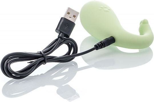 Zenn Feel The Power Sweet Double Fun Vibrator Doppelter Vibrator 9.8cm Green