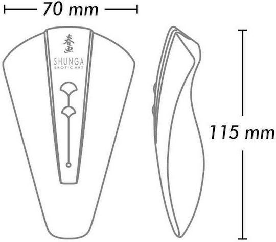 Shunga Mini Κλειτοριδικός Δονητής 11.5cm Ροζ