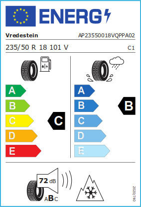 Quatrac 235/50R18 101V XL 4 Seasons Car Tyre