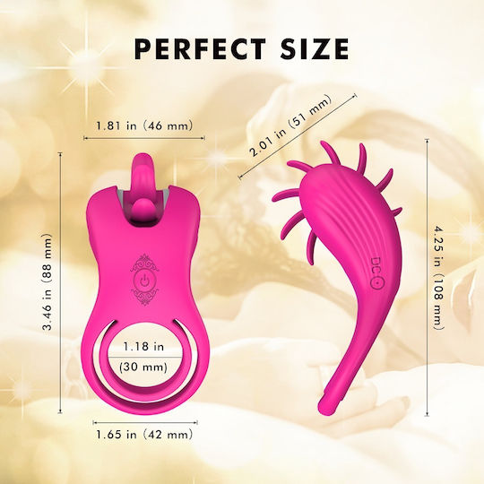 La Lolita Amsterdam Wind Vibrating Pink Cock Ring