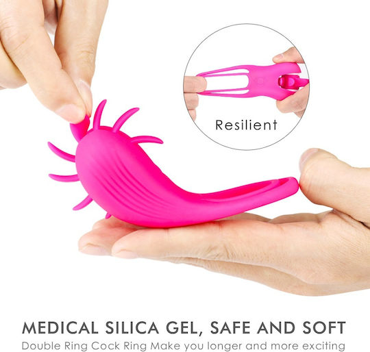 La Lolita Amsterdam Wind Vibrating Pink Cock Ring