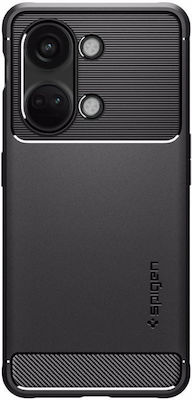 Spigen Rugged Armor Coperta din spate Plastic 2mm Rezistent Negru (OnePlus Nord 3)