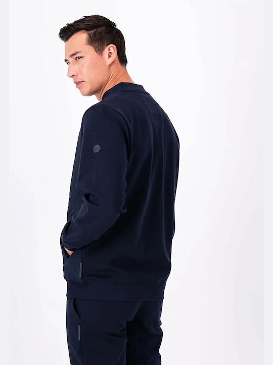 Fynch Hatton Men's Sweatshirt Jacket Navy Blue