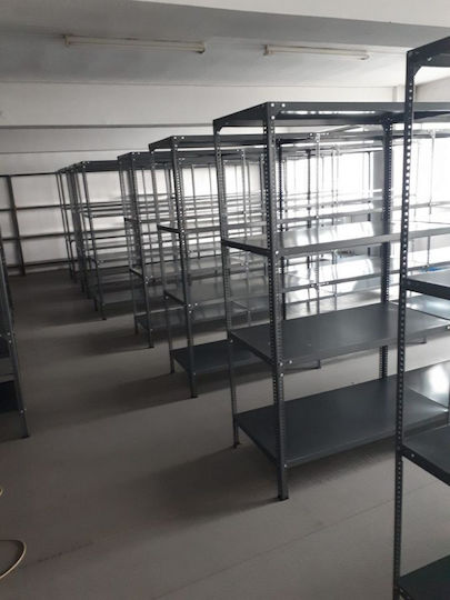 Corner Dexion Galvanized Shelf 93x30x200cm with 5 Shelves Total Load Capacity 500kg