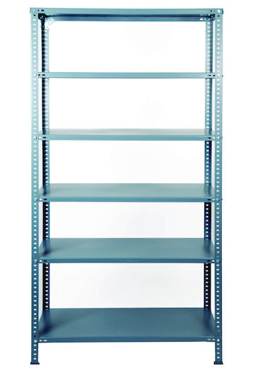 Raft Colț Dexion Galvanizat 93x46x200 cm Cu 5 Rafturi Rezistență Totală 500 kg