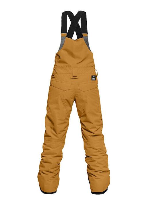 Horsefeathers Stella OW218F Women's Dungarees for Ski & Snowboard Yellow