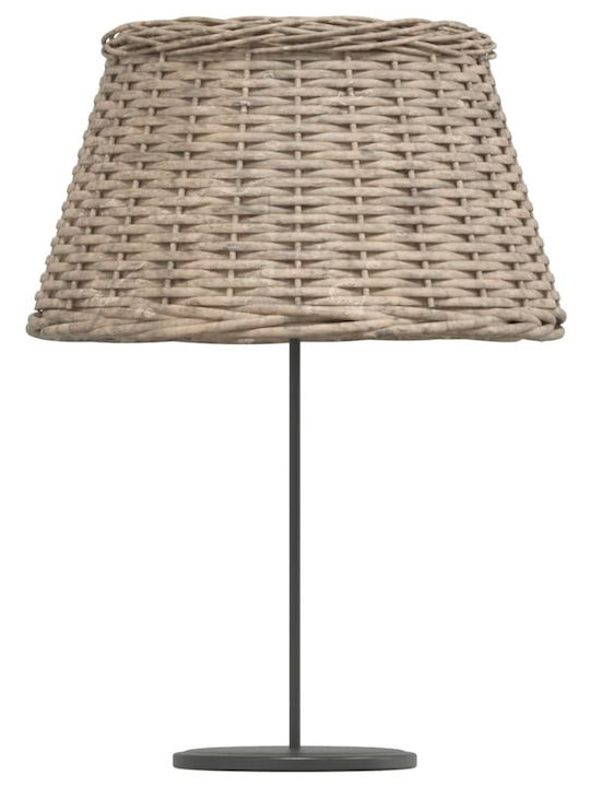 vidaXL Round Lamp Shade Brown with Diameter 50cm