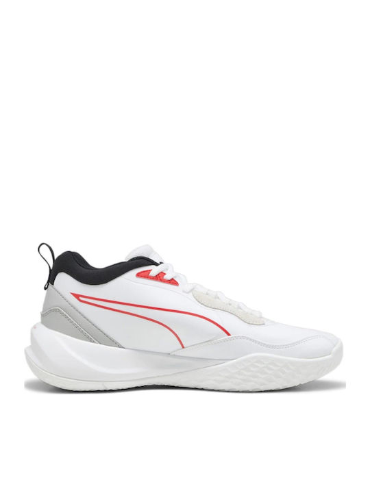 Playmaker Pro Χαμηλά Μπασκετικά Παπούτσια Λευκά