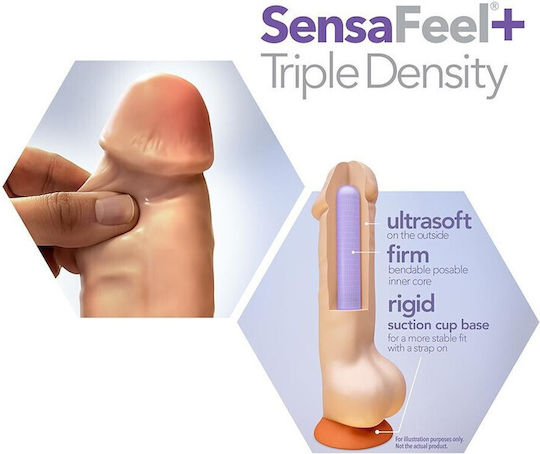 Dr. Skin Ρεαλιστικό Dildo με Βεντούζα Flesh 23cm