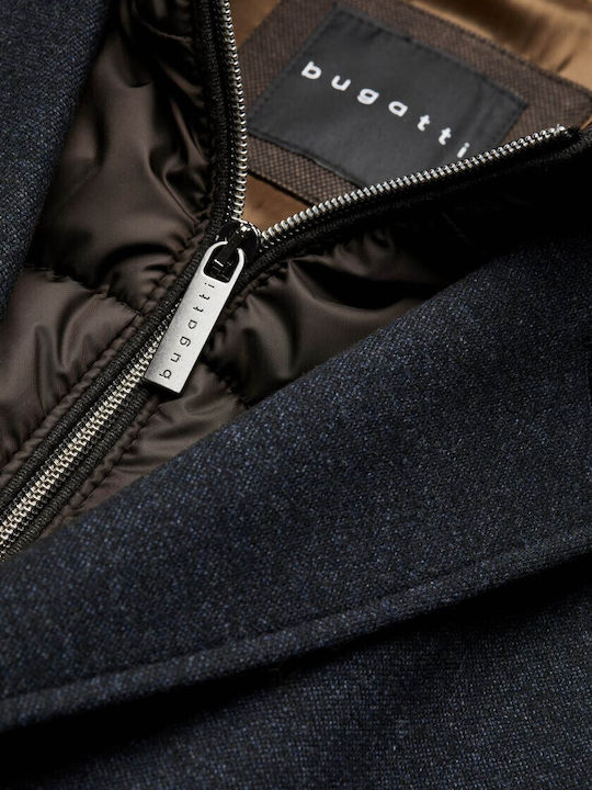 Herren Mantel Blau