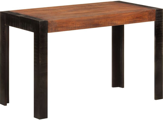 vidaXL Esszimmer- und Küchentisch Mit Holzschatten Braune 120x60x76cm vidaXL Esszimmer- und Küchentisch Mit Holzschatten Braune 120x60x76cm
